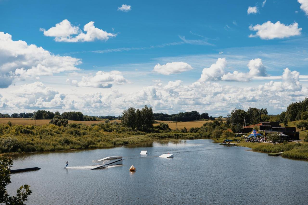 Wakepond Atostogu Slenis Villa Anykščiai Exteriör bild